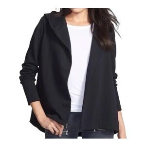 James Perse Pummice Open Front Hooded Sweatshirt Size 1/Small